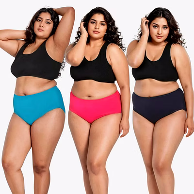 knisty brand women's innerwear knisty cotton stretchable cotton hipster panties for women - pack of 6