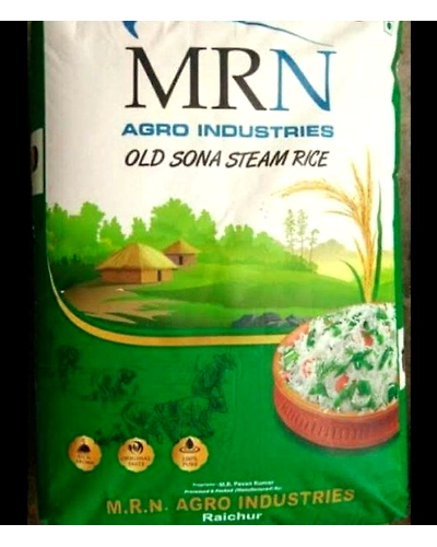 MRN Gold Double Old Sona Masoori Steam Rice 26kg - Premium Quality Aromatic Rice-MRNGSMRR26KG