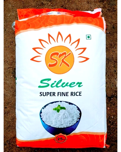 SK Silver Ponni Rajabogam Super Fine Boiled Rice - 26kg-SKPRBBR26KG