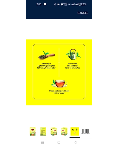 Lipton Darjeeling Long Leafy Tea 250gm-5