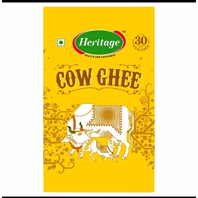 heritage cow ghee 1ltr pouch - pure & authentic