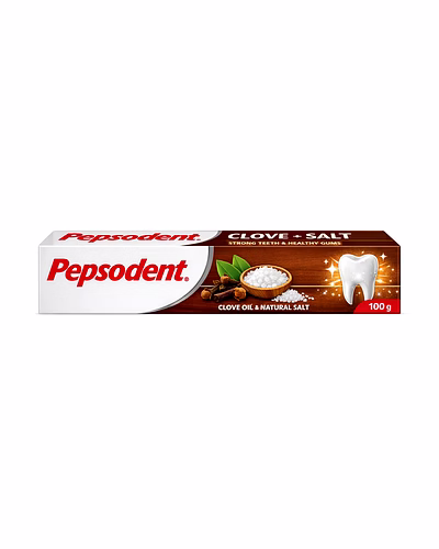 Pepsodent Clove Oil and Salt Toothpaste 100 gm - Advanced Oral Care-PCLOVESALT100G