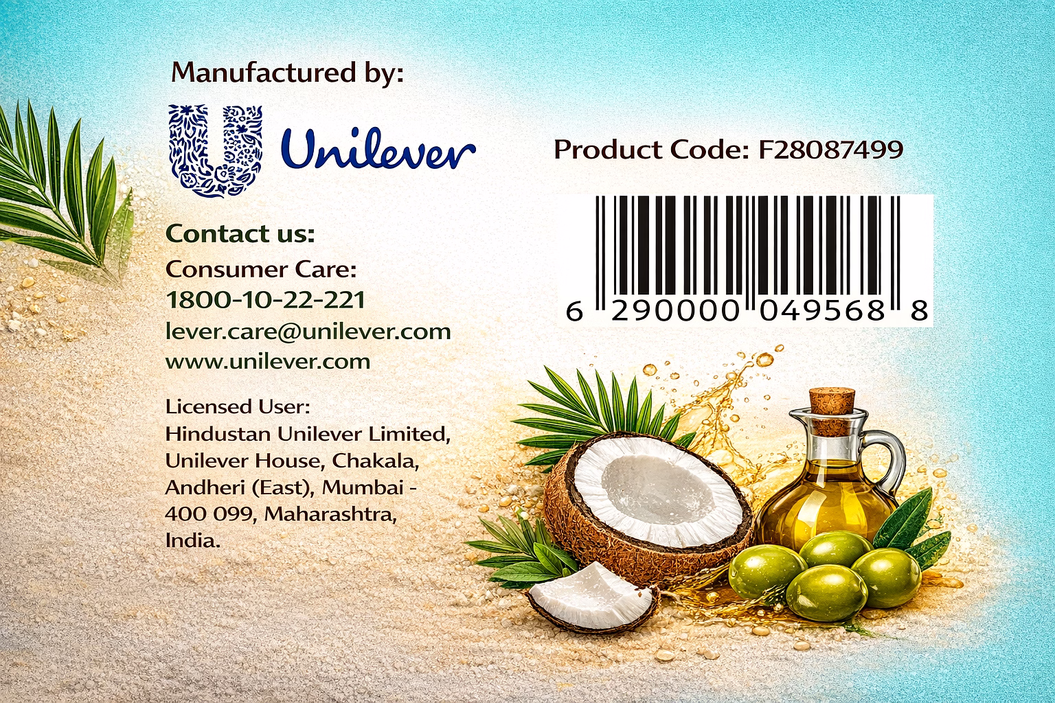 Rexona Coconut & Olive Oil Bath Soap 300gm image 3
