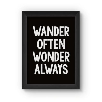 Wander Poster (Wood, A4)-A054