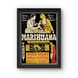Marihuana Vintage Poster (Wood, A4)-A076-sm