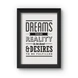 Dreams Poster (Wood, A4)-A039-sm