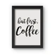 Coffee Poster (Wood, A4)-A053-sm