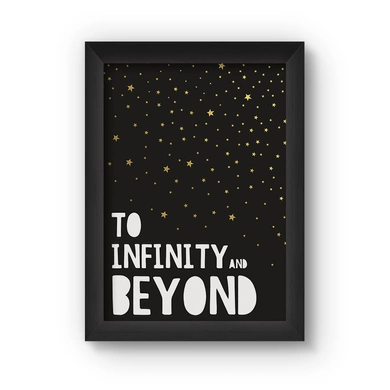 Infinity Poster (Wood, A4)-A090