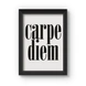 Carpe Diem Poster (Wood, A4)-A022-sm