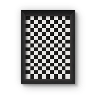Checkered Poster (Wood, A4)-A015