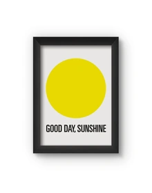 Good Day Poster (Wood, A4)