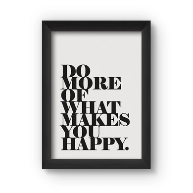 Do More Poster (Wood, A4)-A002