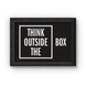 Think Outside The Box Poster (Wood, A4)-A027-sm