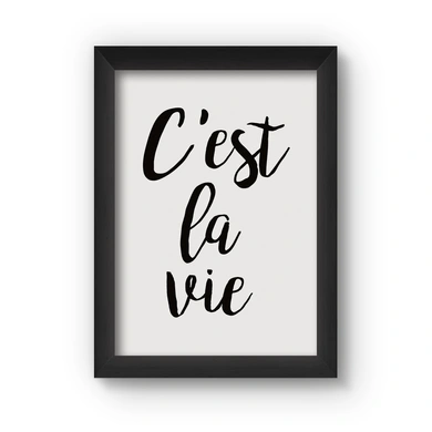 La Vie Poster (Wood, A4)-A062
