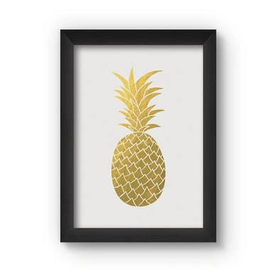 Pineapple Poster (Wood, A4)-A086