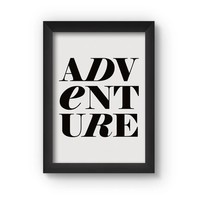 Adventure Poster (Wood, A4)-A052