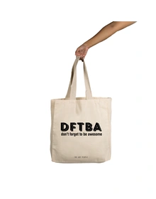Don't Forget Tote (Cotton Canvas, 14x14