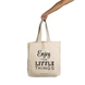 Little Things Tote - Cotton Canvas, Size - 15 x 15 x 4 Inches(LxBxH)-B111-sm