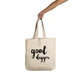Goal Digger Tote  - Cotton Canvas, Size - 15 x 15 x 4 Inches(LxBxH)-B022-sm