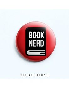 Book Nerd Badge (Safety Pin, 6cms)