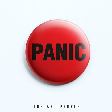 Panic Badge (Safety Pin, 6cms)-C003
