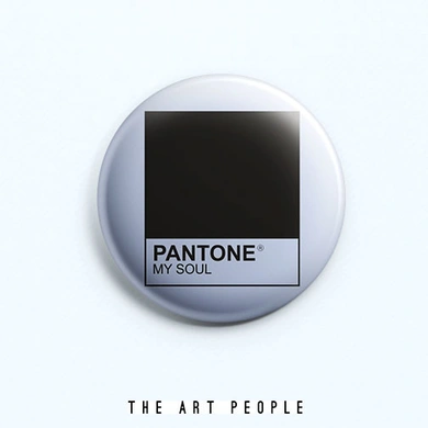 Pantone Badge (Safety Pin, 6cms)-C006