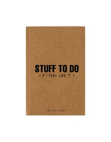 Stuff To Do Notebook (Unruled, 90GSM, A5, 120 Pages)