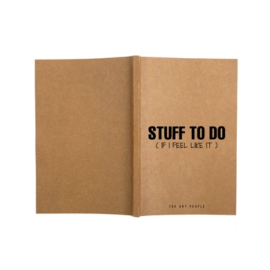 Stuff To Do Notebook (Unruled, 90GSM, A5, 120 Pages)-1