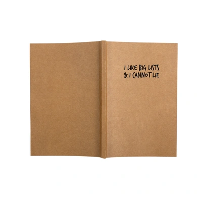 Big Lists Notebook (Unruled, 90GSM, A5, 120 Pages)-3