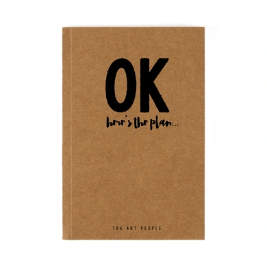 Ok Notebook (Unruled, 90GSM, A5, 120 Pages)-D007