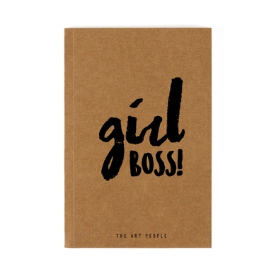 Girl Boss Notebook (Unruled, 90GSM, A5, 120 Pages)-D008