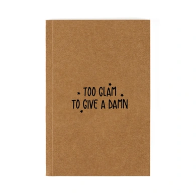 Glam Notebook (Unruled, 90GSM, A5, 120 Pages)-D022