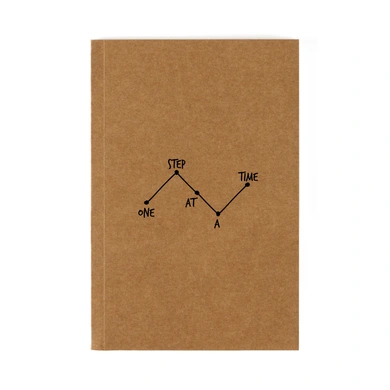 One Step Notebook (Unruled, 90GSM, A5, 120 Pages)-D020