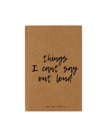 Can't Say Loud Notebook (Unruled, 90GSM, A5, 120 Pages)