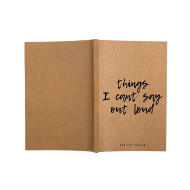 Can't Say Loud Notebook (Unruled, 90GSM, A5, 120 Pages)-1