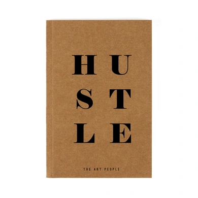 Hustle Notebook (Unruled, 90GSM, A5, 120 Pages)-D005