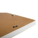 White Framed Cork Pin Board (Cork,38 x 33 cm, White)-White-3-sm
