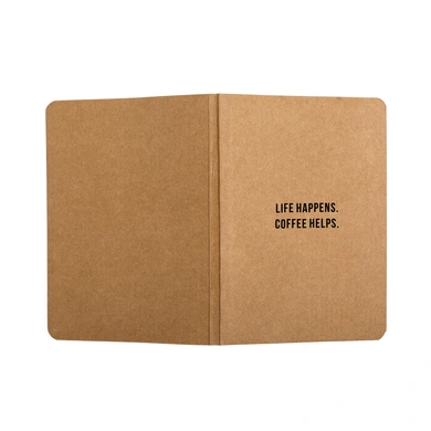 Life Pocket Notebook (Ruled, 80GSM, A6, 90 Pages)-Brown-4
