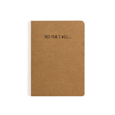 This Year I Will Pocket Notebook (Ruled, 80GSM, A6, 90 Pages)-M014
