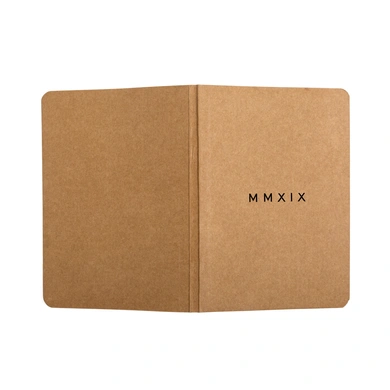 MMXIX Pocket Notebook (Ruled, 80GSM, A6, 90 Pages)-Brown-4