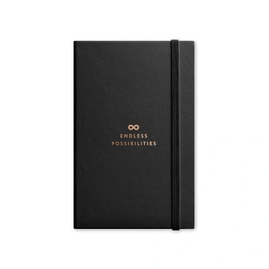 Possibilities Journal with Elastic  Band (Unruled, 90GSM, A5, 120 Pages)-E005
