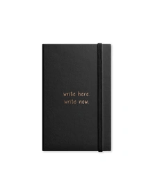 Write Here,Write Now Journal With Elastic Band (Unruled, 90GSM, A5, 120 Pages)