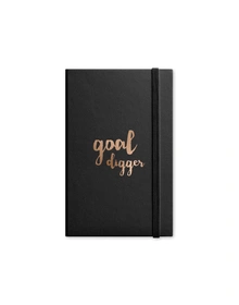 Goal Digger Journal With Elastic Band (Unruled, 90GSM, A5, 120 Pages)