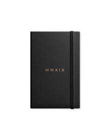 MMXIX Journal With Elastic Band (Unruled, 90GSM, A5, 120 Pages)
