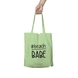 Beach Babe Green Tote Bag (Cotton Canvas, 39 x 37 cm)-BG113-sm