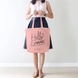 Hello Summer Pink Tote Bag (Cotton Canvas, 39 x 37 cm)-1-sm