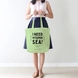 I Need Vitamin SEA Green Tote Bag (Cotton Canvas, 39 x 37 cm)-1-sm