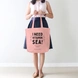 I Need Vitamin SEA Pink Tote Bag (Cotton Canvas, 39 x 37 cm)-1-sm