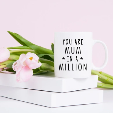 Mum in a Million Mug-White-1