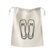 Shoe Bags (Pack of 4)-Off White-35 x 25 x 6 cm-7-sm